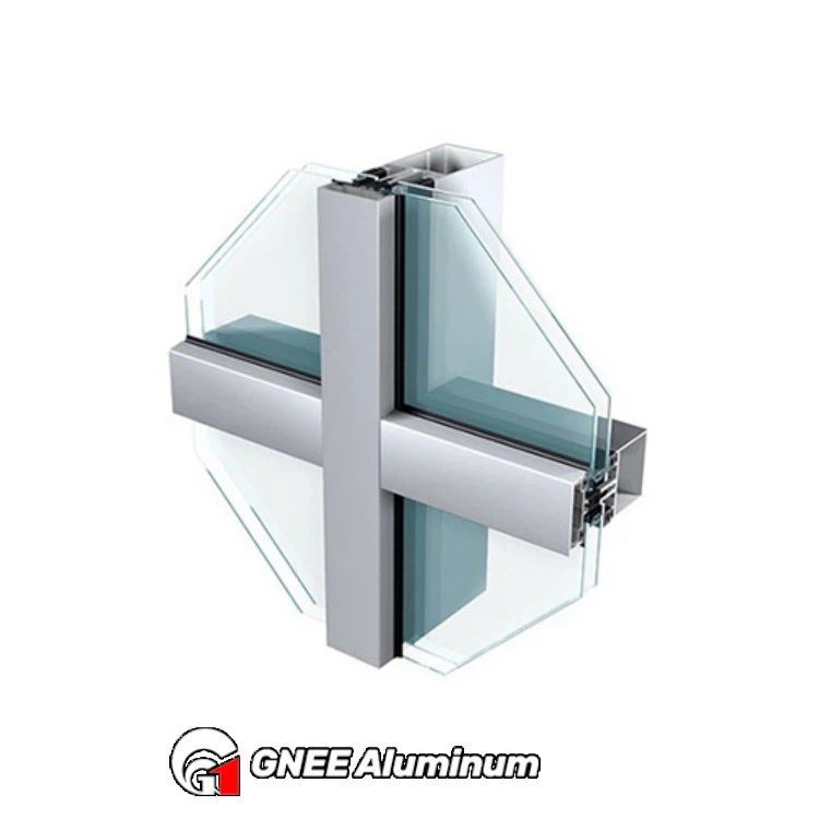 6063-T5 Aluminum Curtain Wall Profile